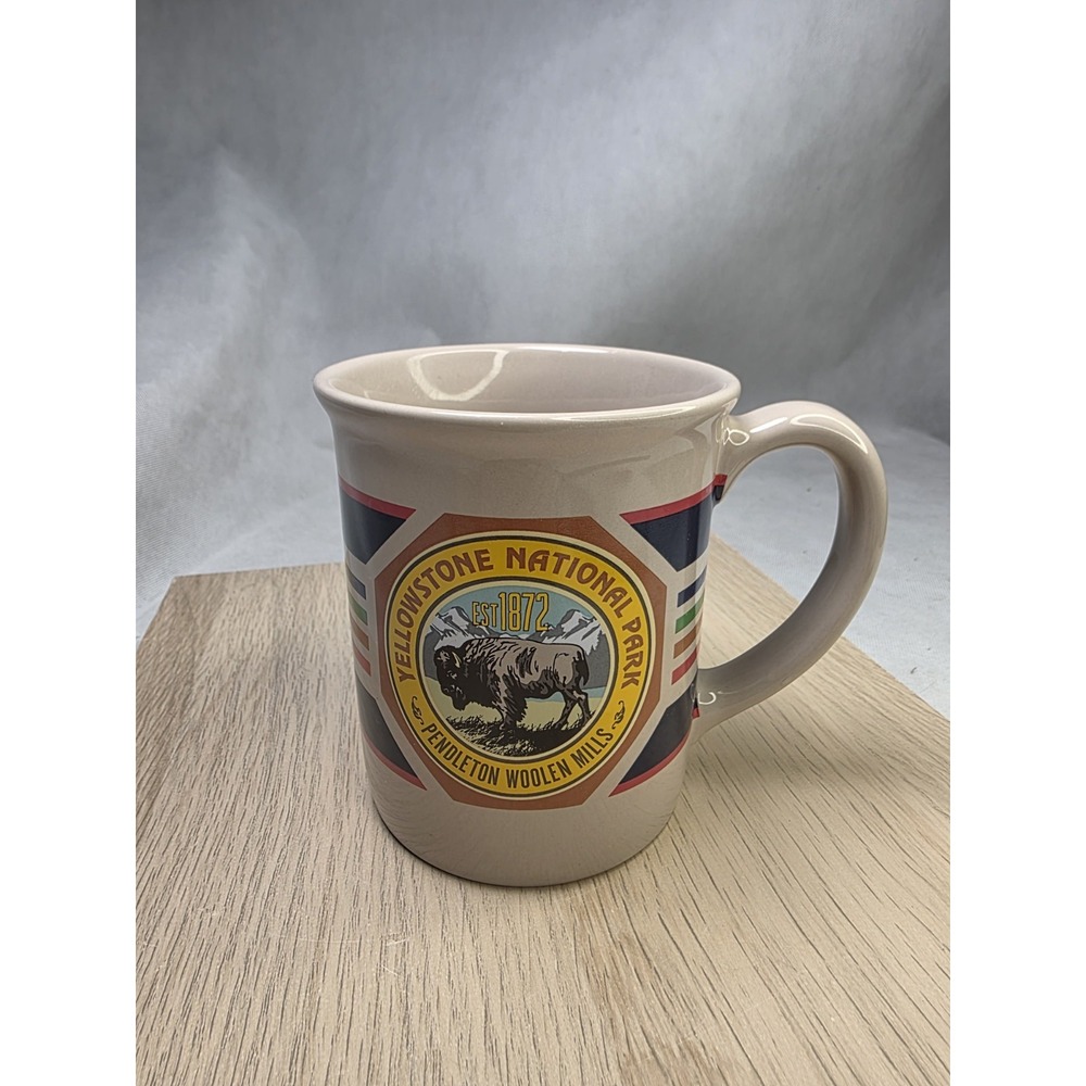 Pendleton Woolen Mills Yellowstone National Park Ceramic Mug 18oz Coffee Cup
